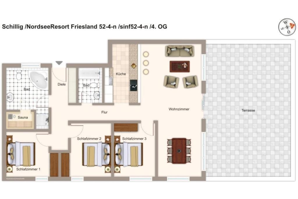 Nordseeresort Friesland Nordseeresort Friesland 52-4-N Schillig Luaran gambar